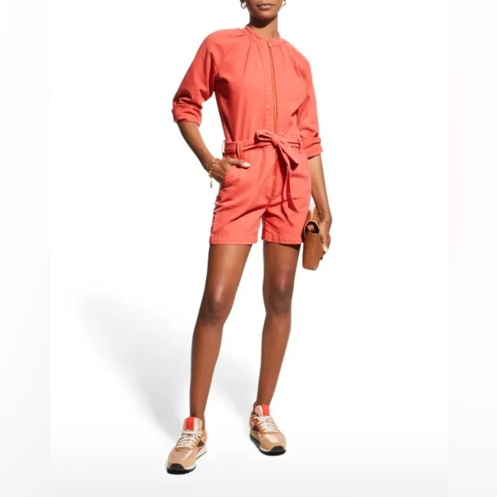 MOTHER
The Gatherer Zip-Front Romper (19)